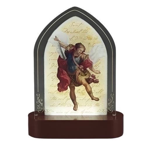 St. Michael LED Tabletop 8" height