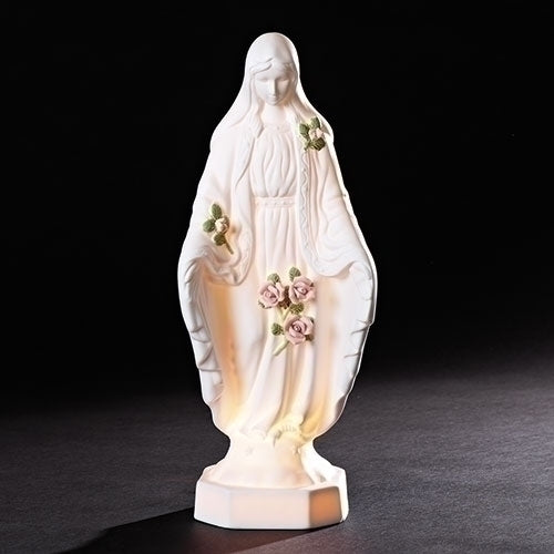 Our Lady of Grace Night Light with Cord 12"