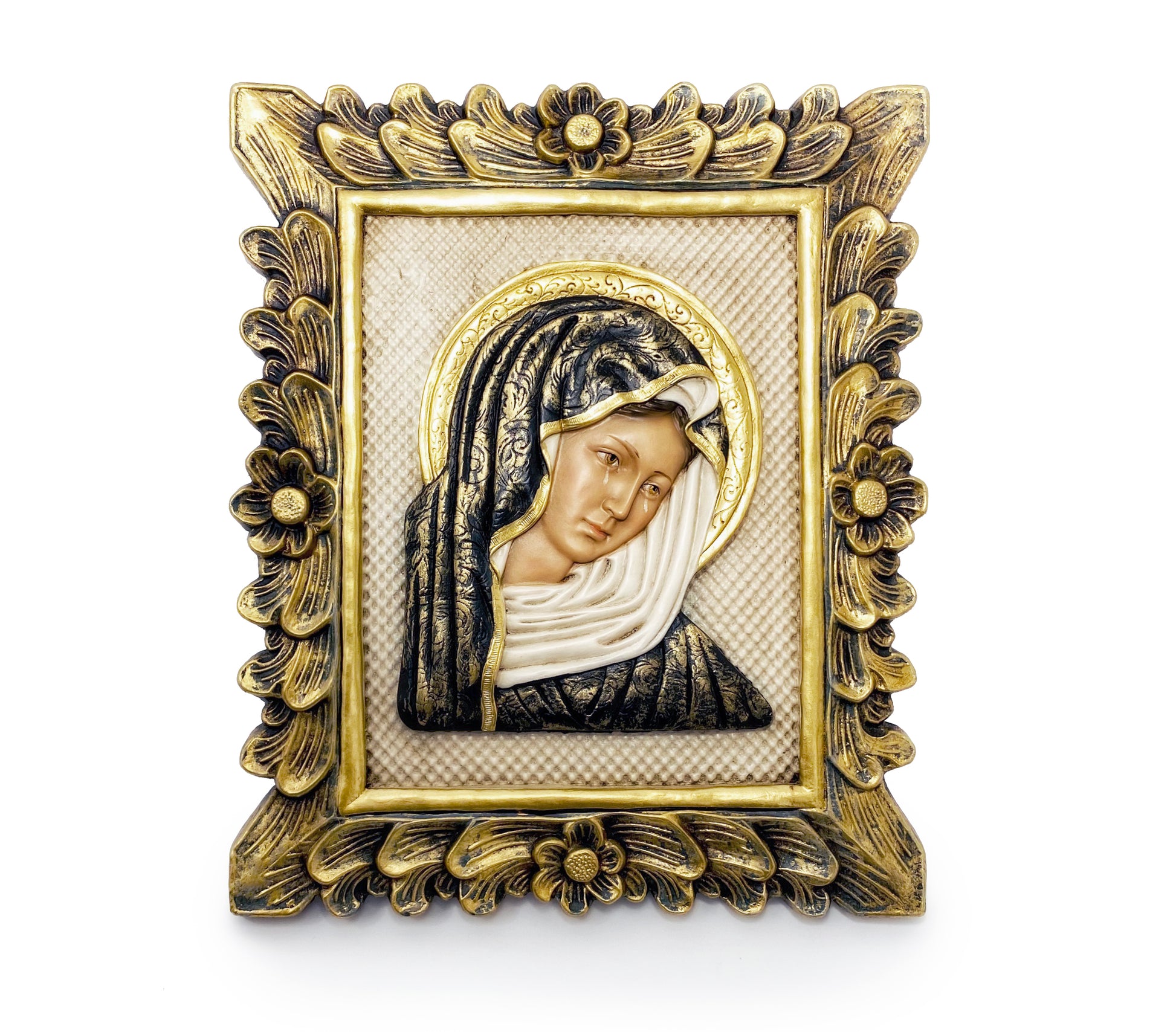 Our Lady of Sorrow Giant Plaque  15 in. - Unique Catholic Gifts