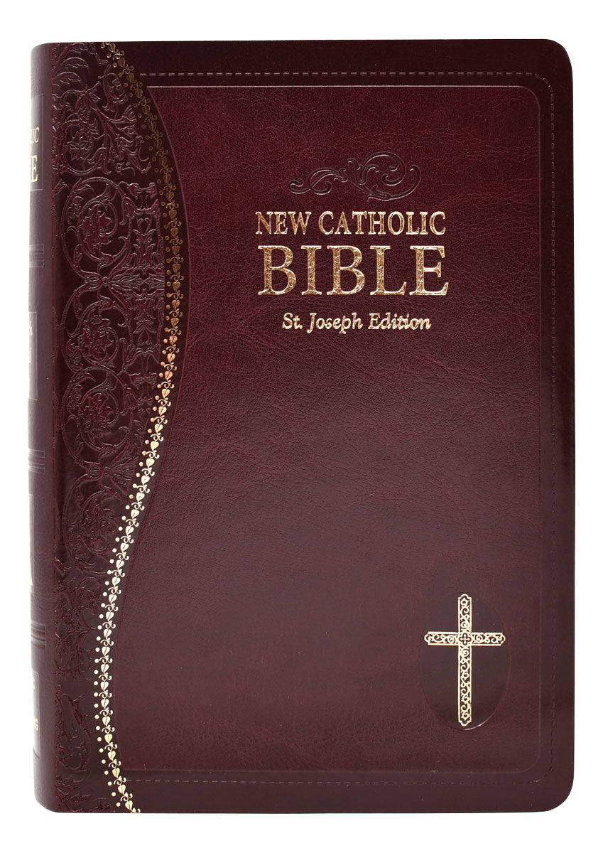 St. Joseph New Catholic Bible (Gift Edition-Personal Size) Burgundy - Unique Catholic Gifts