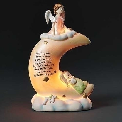 Moon Nightlight "Now I Lay Me Down to Sleep" (6 1/2")