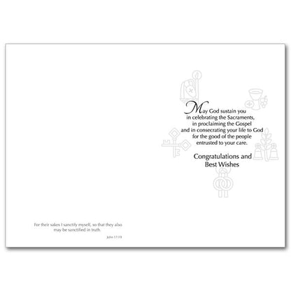 A Prayer on Your Ordination Day Greeting Card - Unique Catholic Gifts