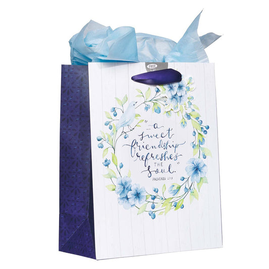 A Sweet Friendship Gift Bag with Tissue (Medium) - Unique Catholic Gifts