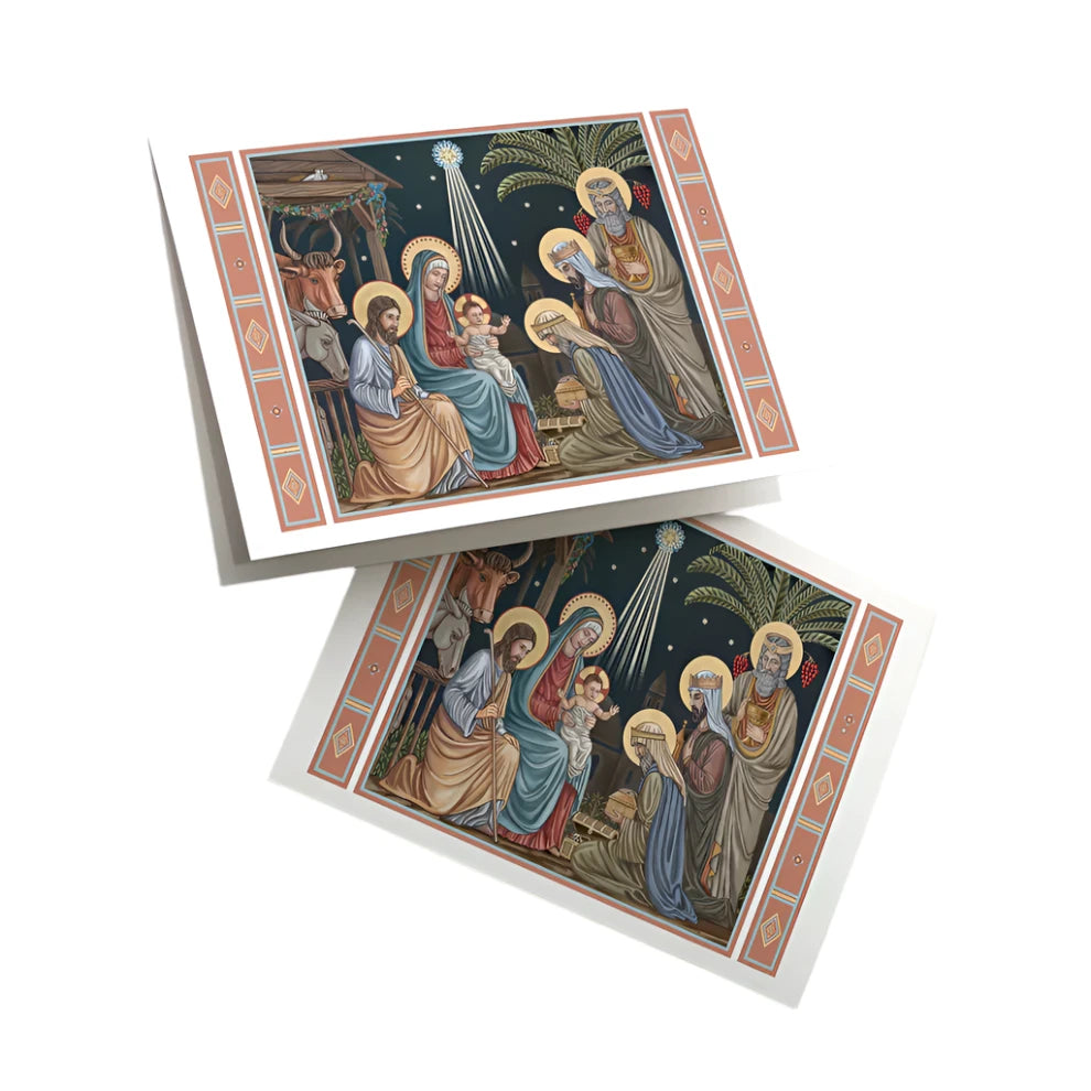 Adoration of Magi at the Stable - Christmas Classics Miracle Cards ( 18 )