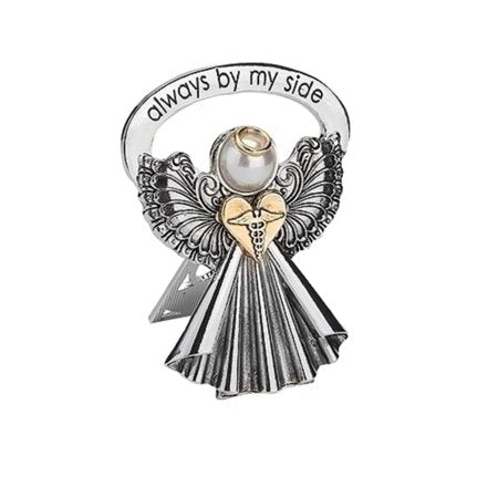 Always by My Side Nurse Bedside Angel  2 1/2" - Unique Catholic Gifts