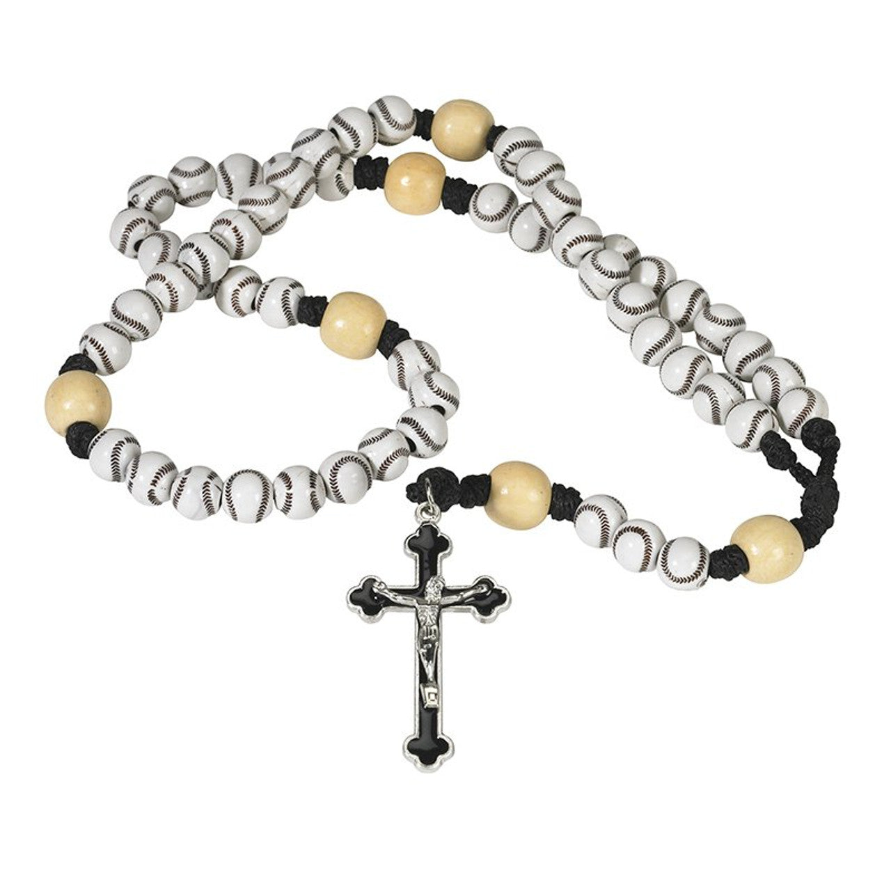 Baseball Sports Bead Rosary