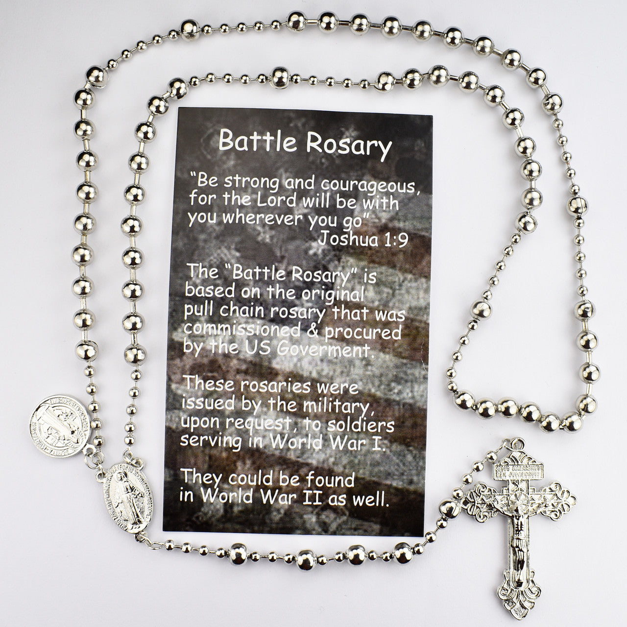 Battle Rosary Silver - Unique Catholic Gifts