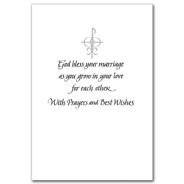 Congratulations On Your Wedding Day Greeting Card - Unique Catholic Gifts