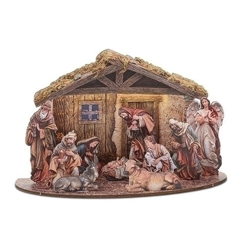 Diorama Wooden Nativity