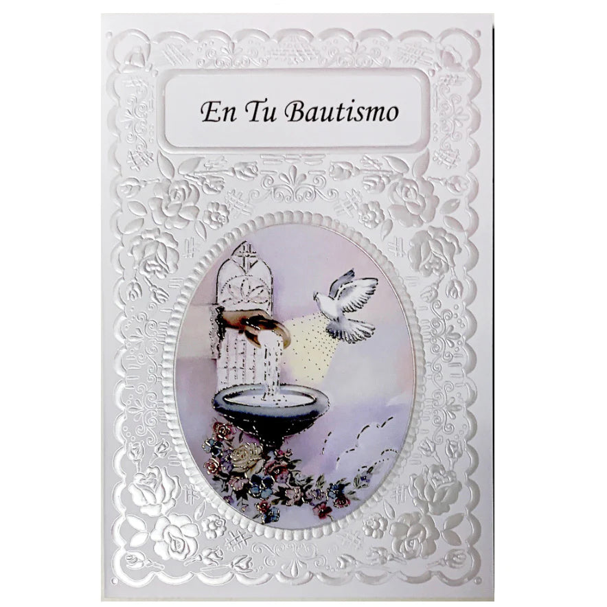 "En Tu Bautismo"Tarjeta - Unique Catholic Gifts