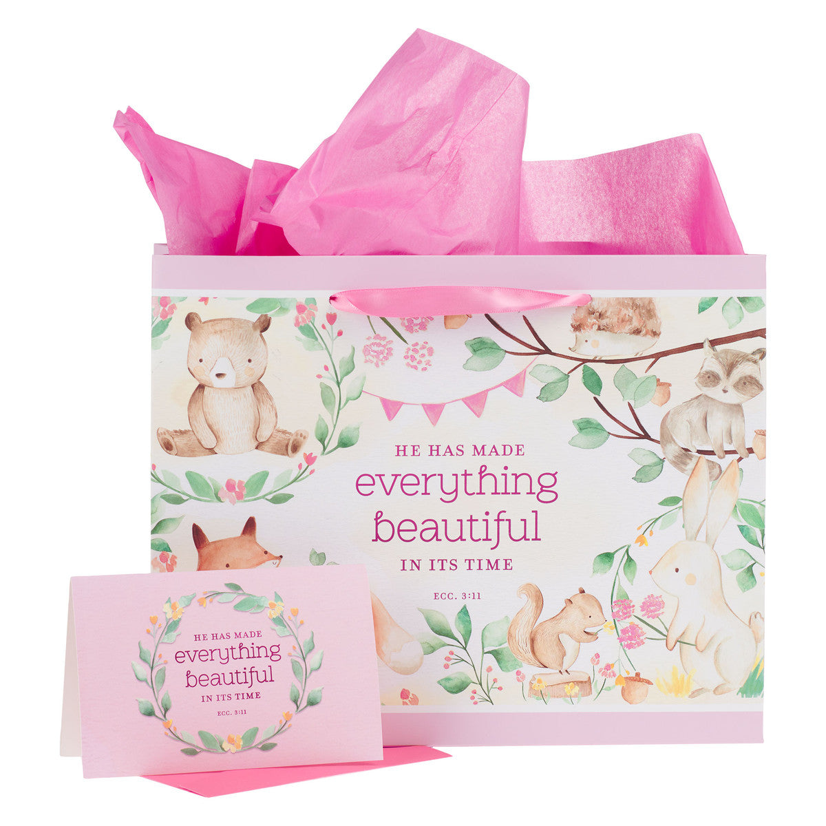 Everything Beautiful Gift Bag with Card Set - Unique Catholic Gifts