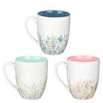 Faith Hope and Love Petite Floral Mug Set - Unique Catholic Gifts