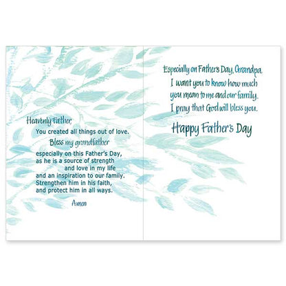 For Grandpa: A Father’s Day Prayer Father’s Day Card for Grandpa - Unique Catholic Gifts