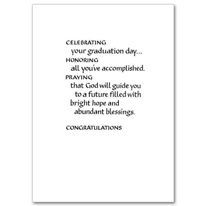 For a Special Graduate Graduation Congratulations Card - Unique Catholic Gifts