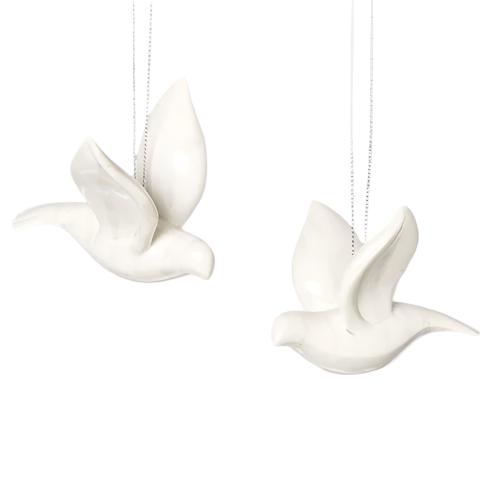 Friendship Doves Ornament Set 2 1/2" - Unique Catholic Gifts