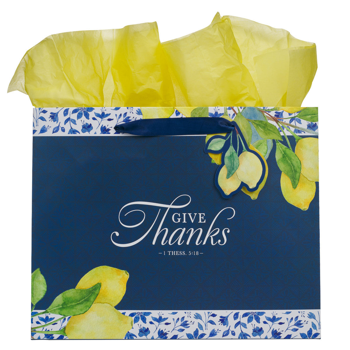 Give Thanks Gift Bag with Tissue - Unique Catholic Gifts