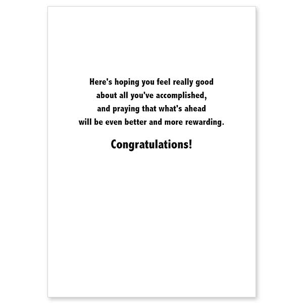 To Graduate Is No Small Thing General Graduation Congratulations Card - Unique Catholic Gifts