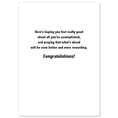 To Graduate Is No Small Thing General Graduation Congratulations Card - Unique Catholic Gifts