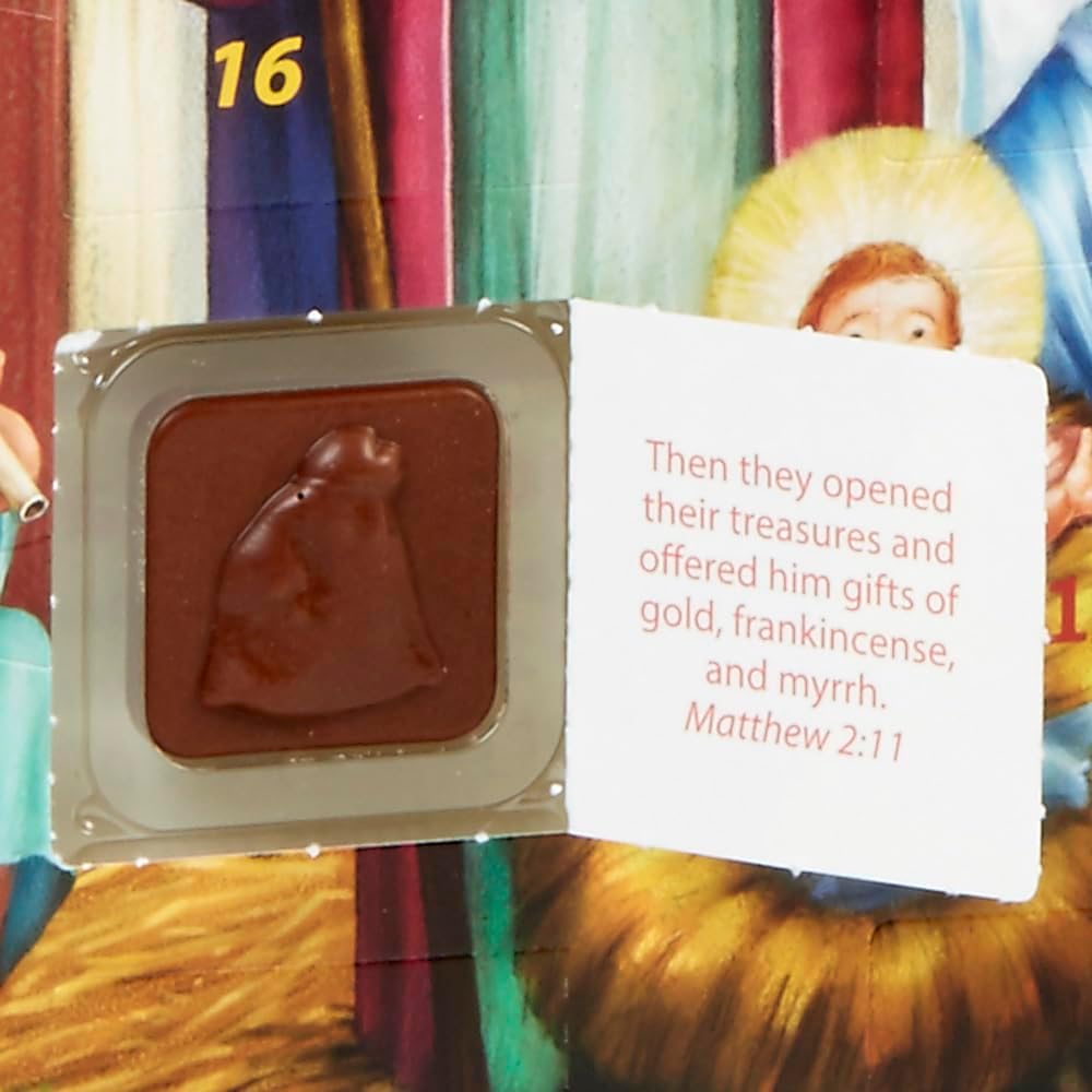 Holy Manger Chocolate Advent Calendar & Nativity Story