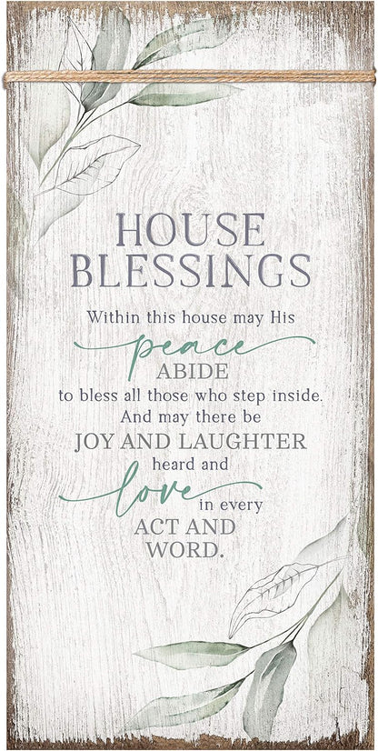 Bless This House Wood Plaque 13 5/8" - Unique Catholic Gifts