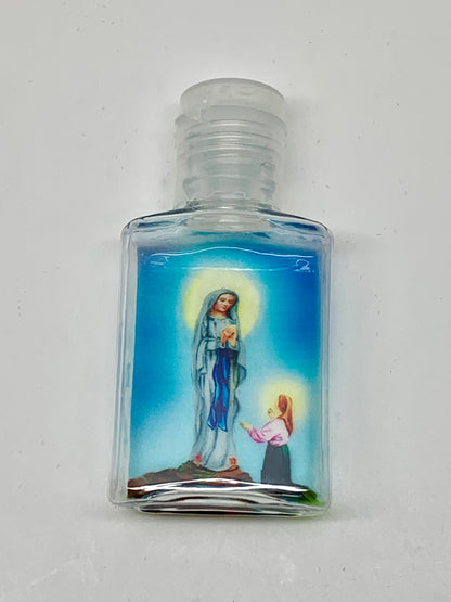 Our Lady of Lourdes Holy Water Bottle (plastic) - Unique Catholic Gifts