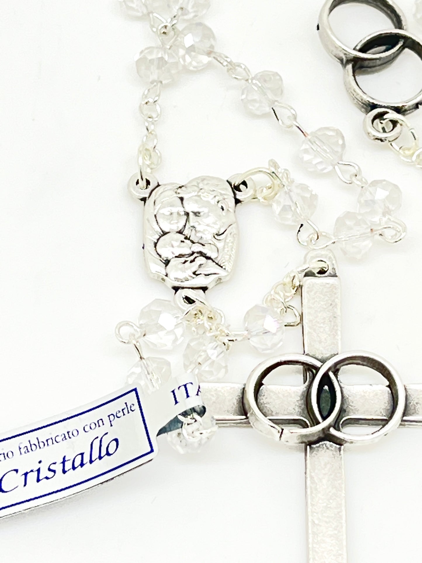 Silver Wedding Ring  Rosary - Unique Catholic Gifts