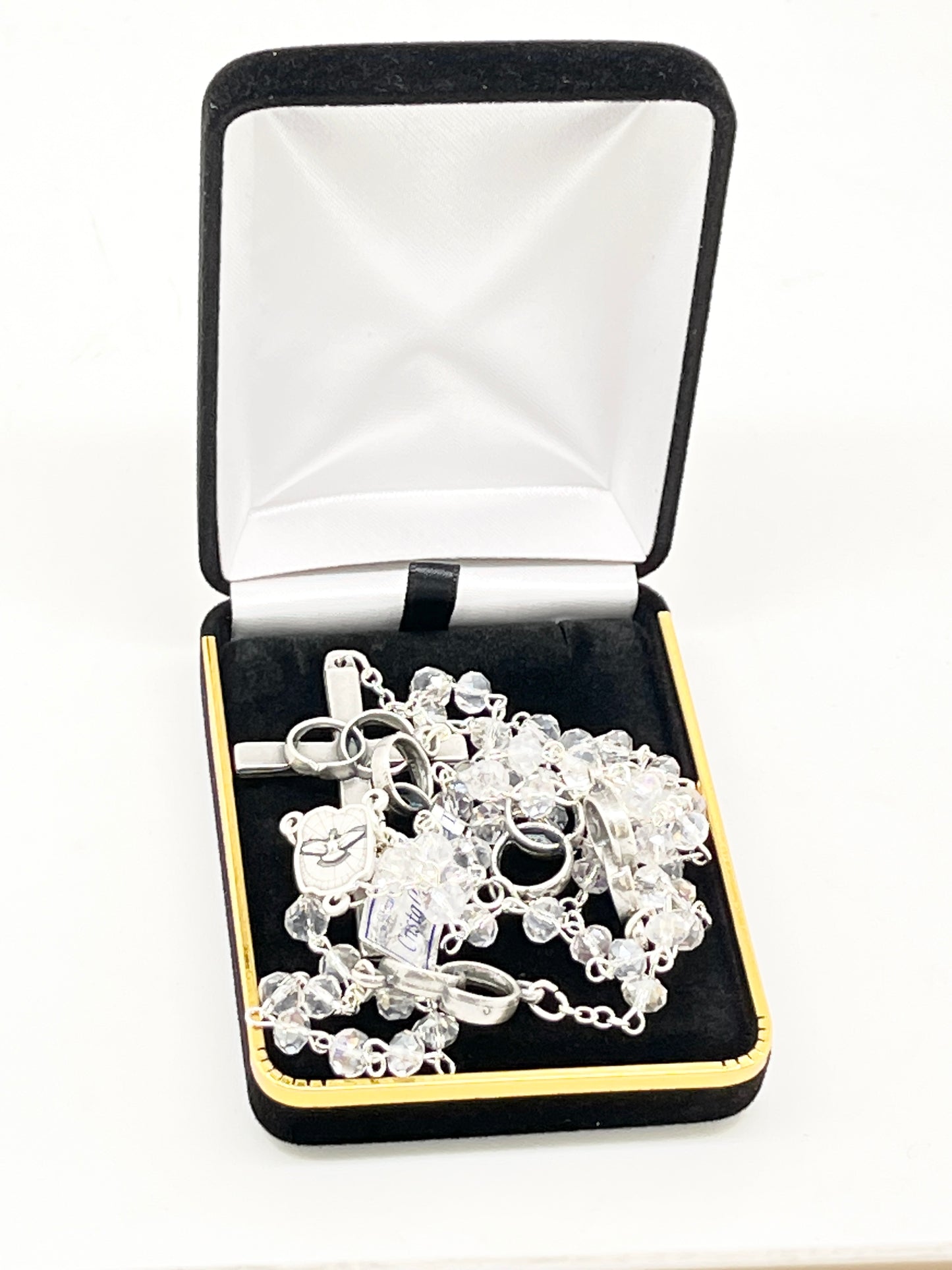 Silver Wedding Ring  Rosary - Unique Catholic Gifts