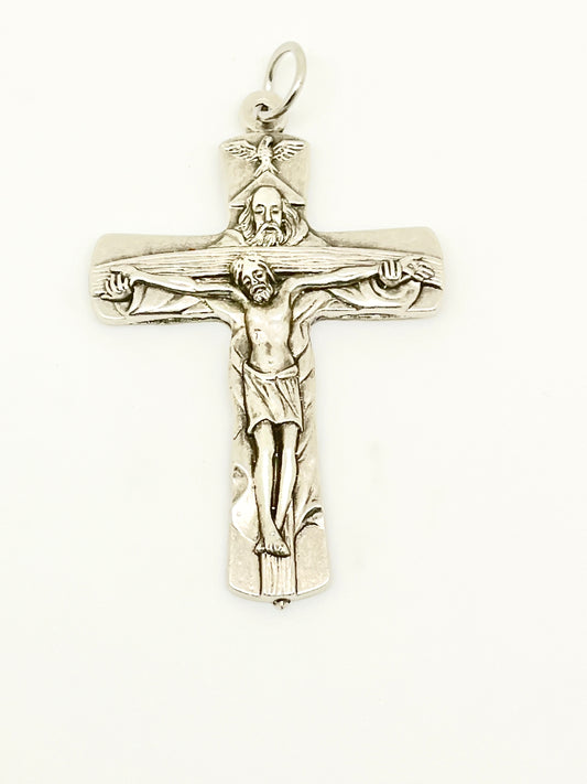 Holy Trinity Crucifix (Large) 2 3/4" - Unique Catholic Gifts