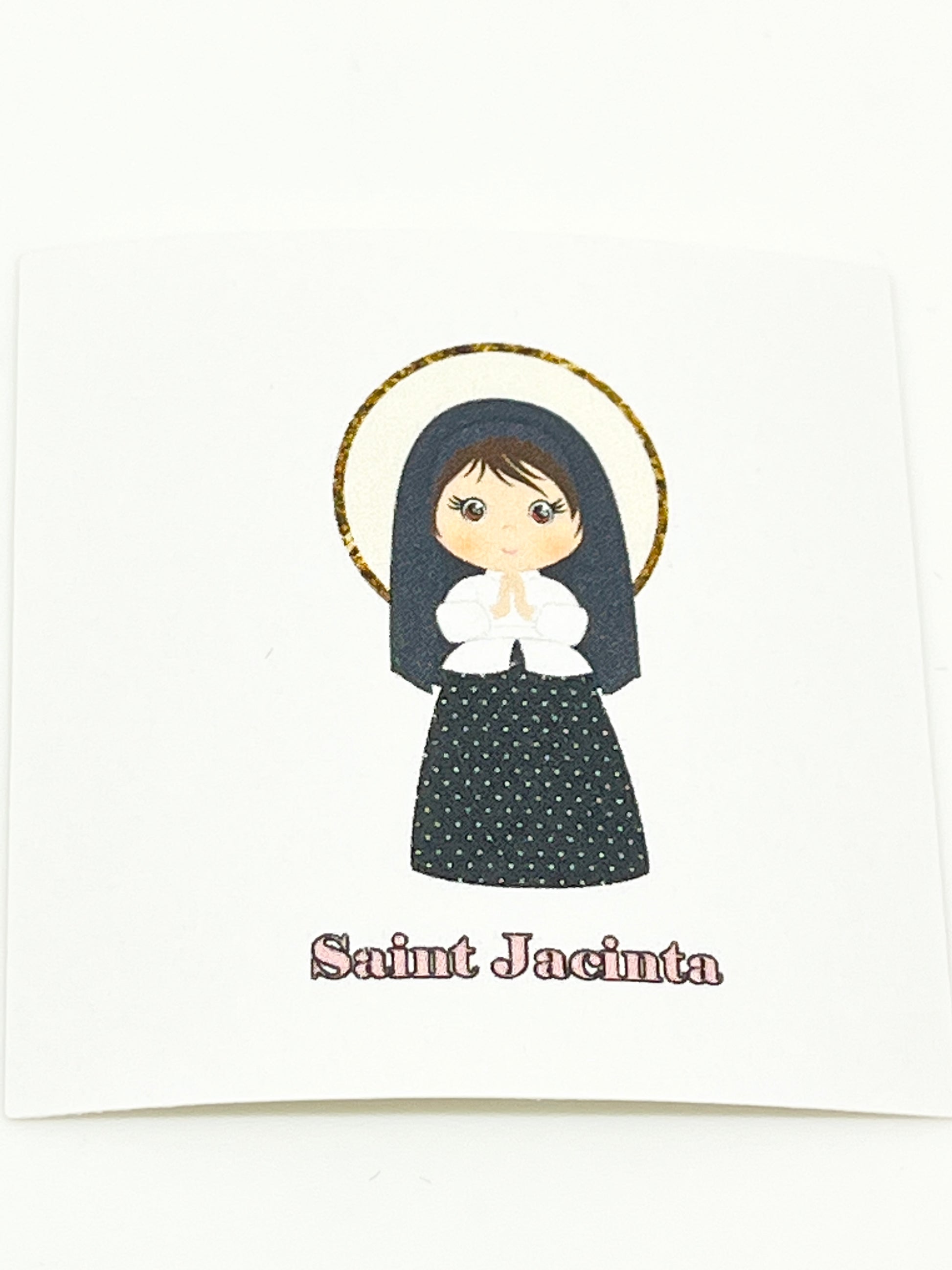 St. Jacinta Collectable Sticker 2" x 2" - Unique Catholic Gifts