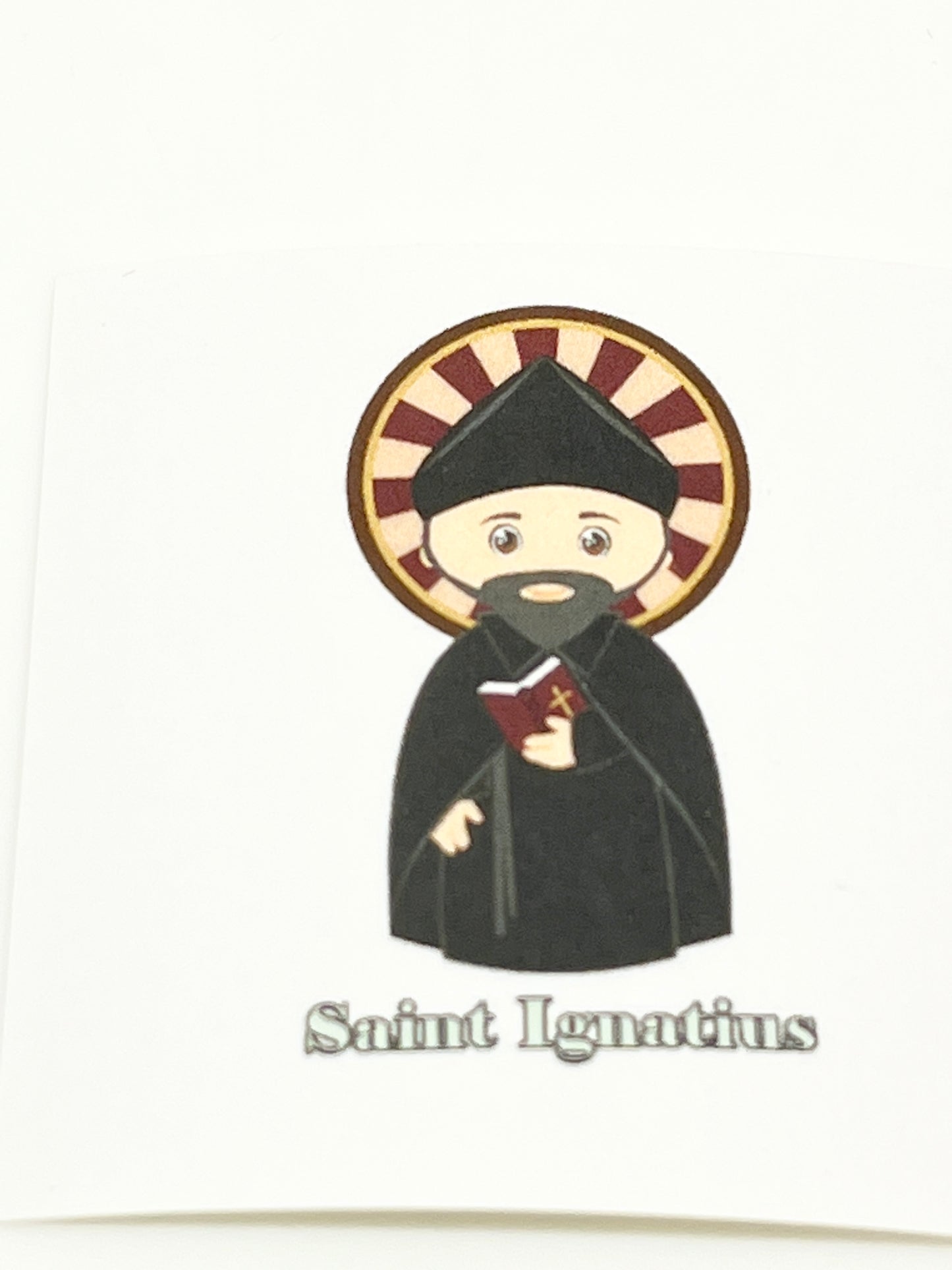 St. Ignatius Collectable Sticker 2" x 2" - Unique Catholic Gifts