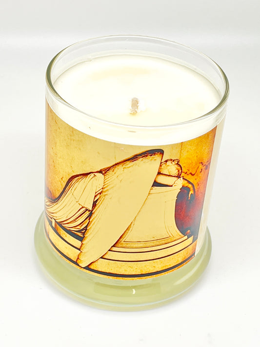 Intercessor Angel Candle 3 1/2" Angelica Scent - Unique Catholic Gifts