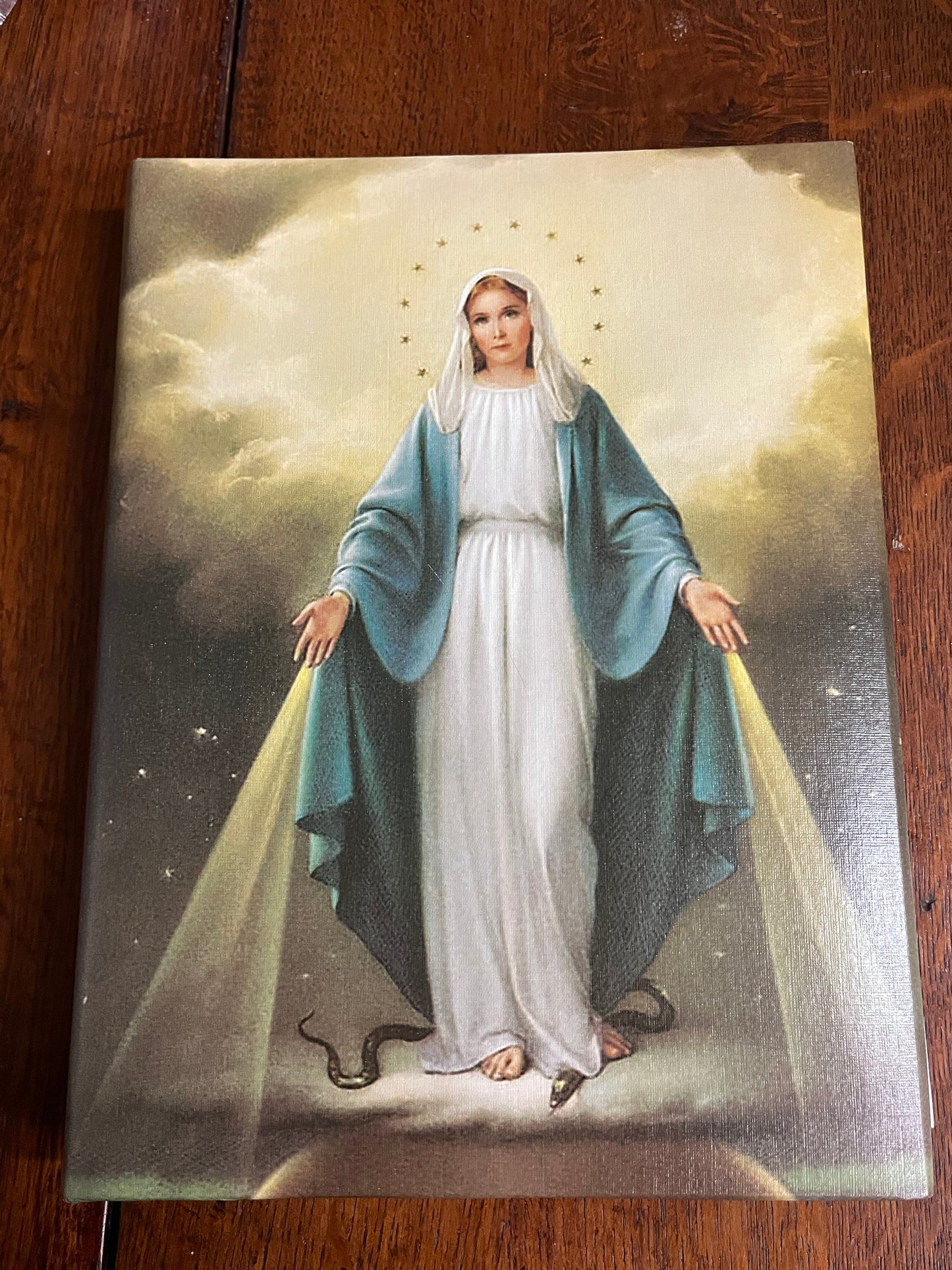 Our Lady of Grace Memorial Funeral Register Book ( English) - Unique Catholic Gifts