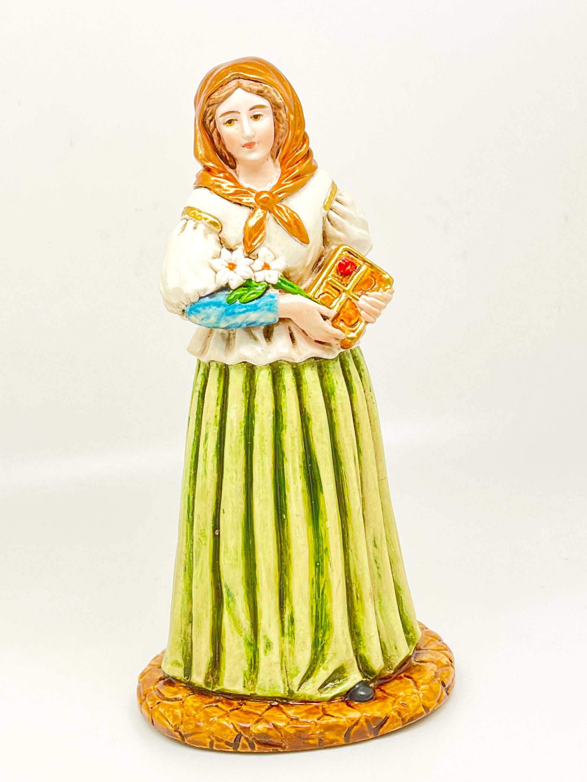 Saint Dymphna Statue (8") - Unique Catholic Gifts