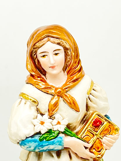 Saint Dymphna Statue (8") - Unique Catholic Gifts