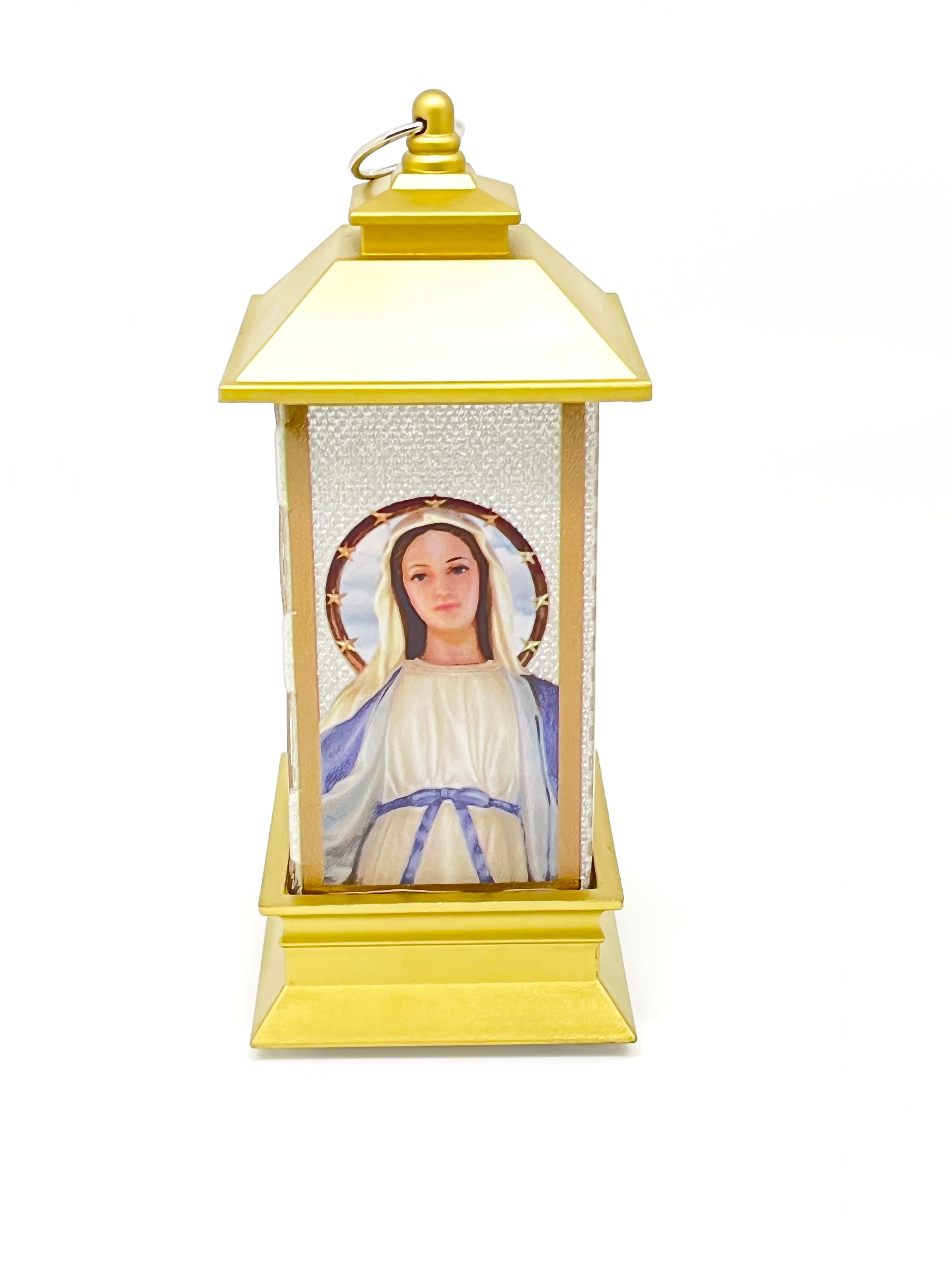 Our Lady of Grace Lantern Ornament  5" - Unique Catholic Gifts