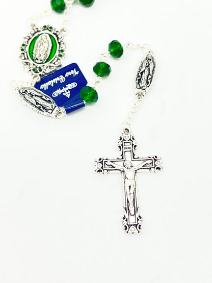 Our Lady of Guadalupe Rosary (Green) - Unique Catholic Gifts