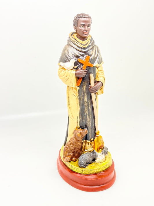 Saint Martin de Porres Statue (9") - Unique Catholic Gifts