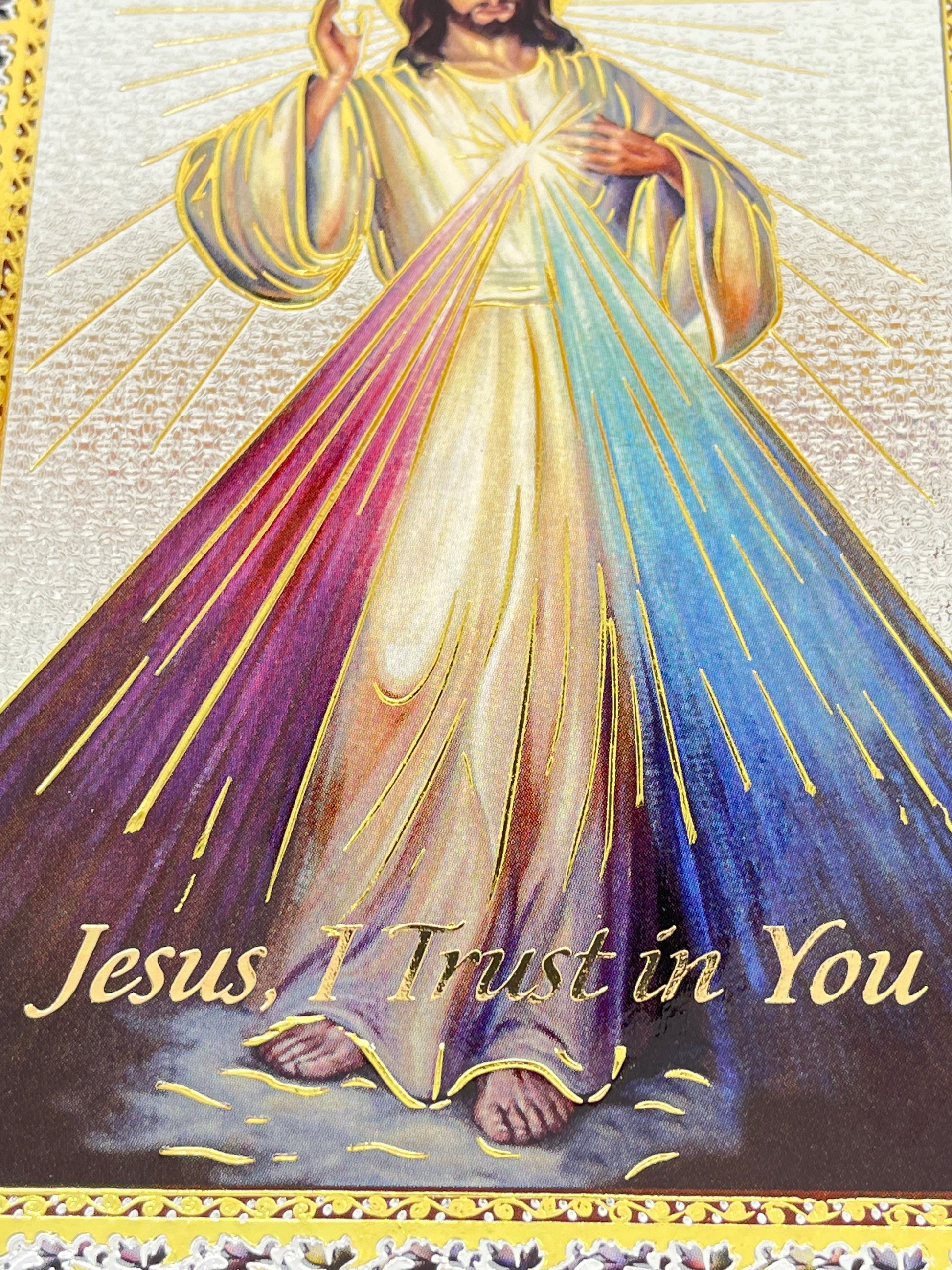 Divine Mercy Icon Plaque 5 1/2" - Unique Catholic Gifts