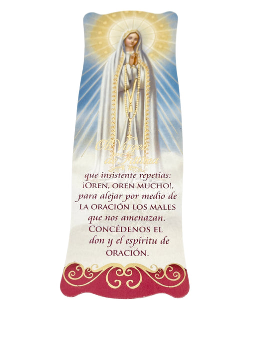 Separador de Libro - Virgen de Fatima - Unique Catholic Gifts