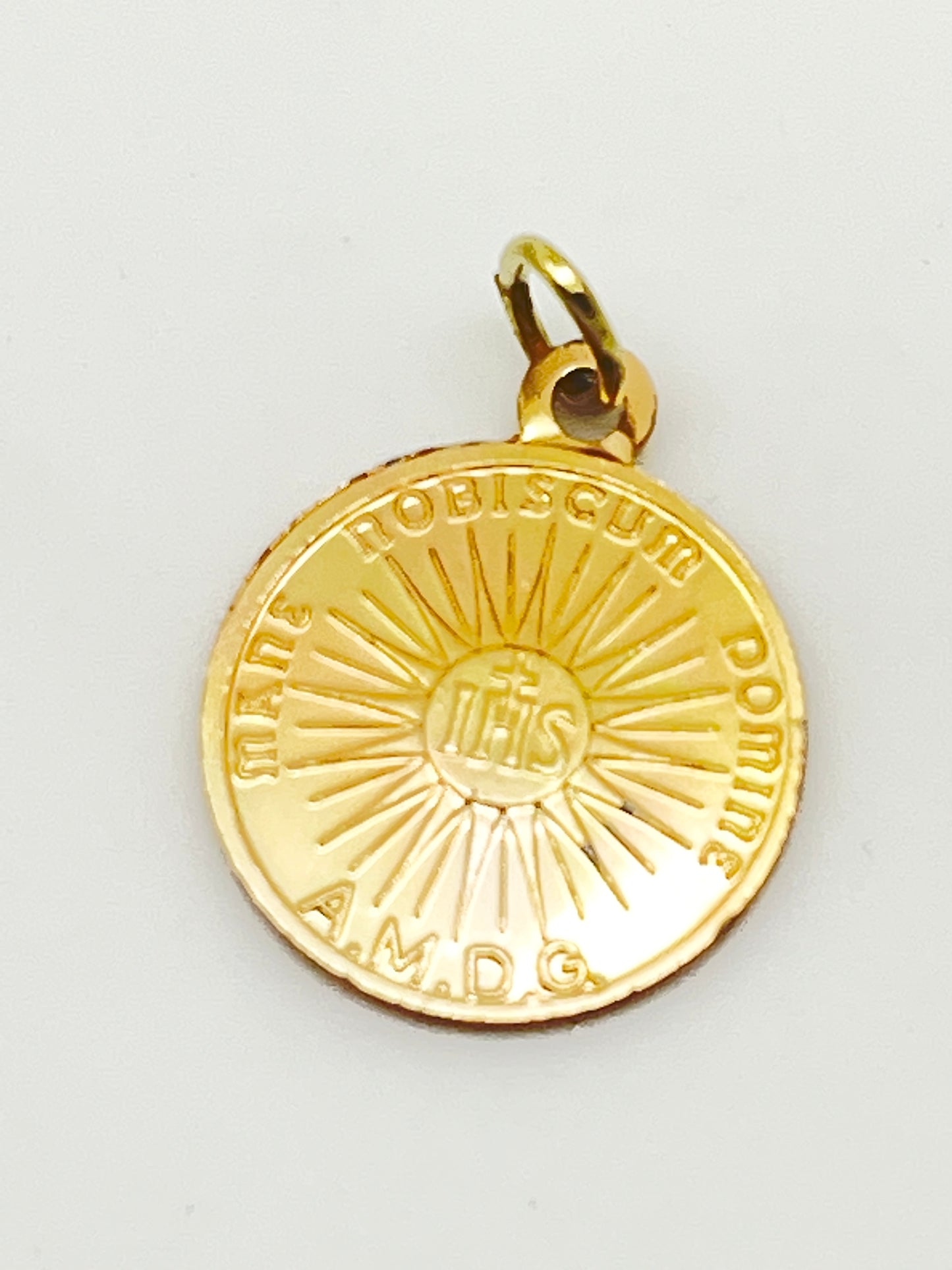 Gold Holy Face Oxi Medal with Pamphlet - Unique Catholic Gifts