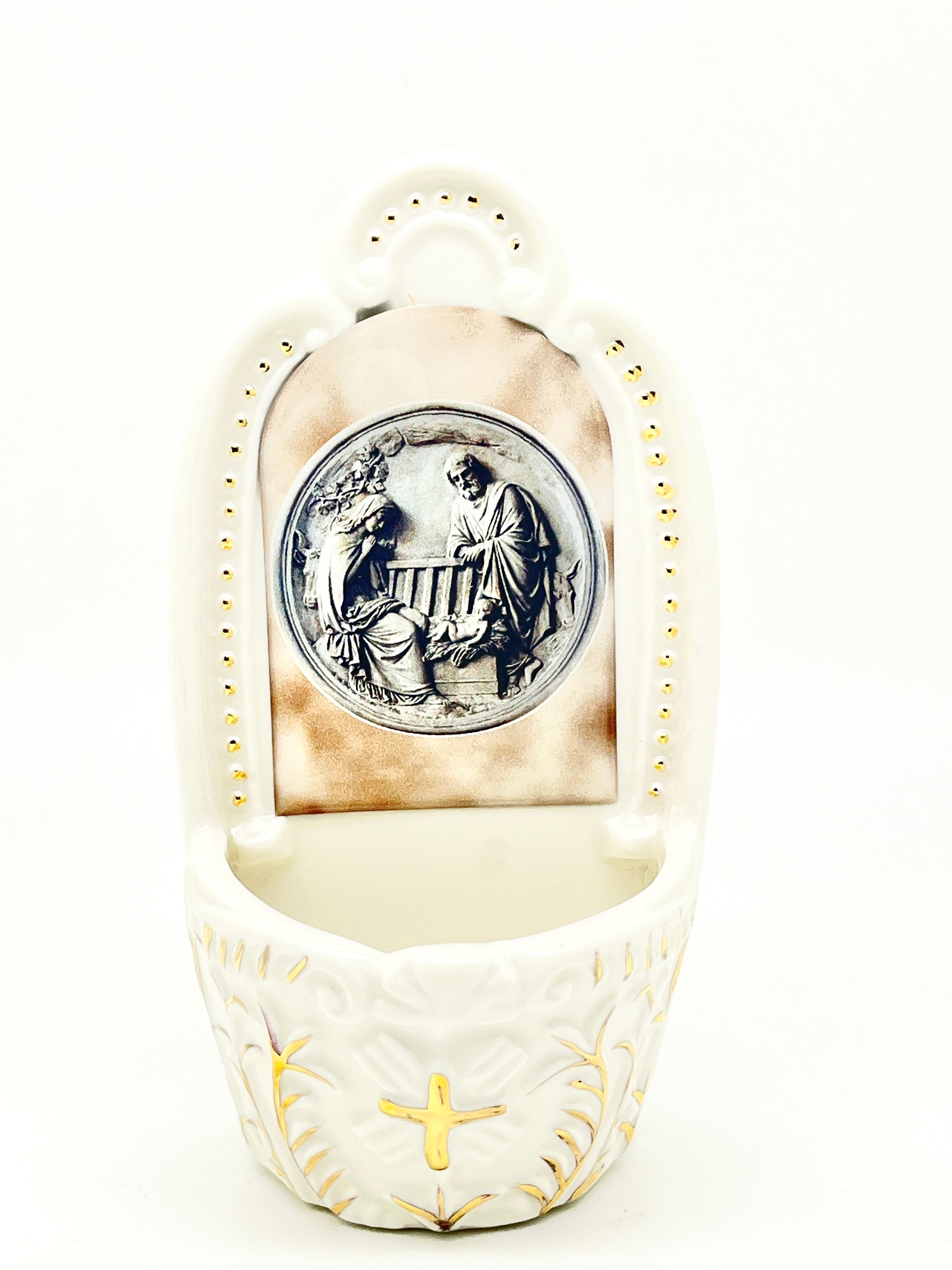 Holy Family Holy Water Font - Unique Catholic Gifts