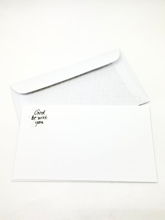 God Be with You Note Card with Envelope - Unique Catholic Gifts