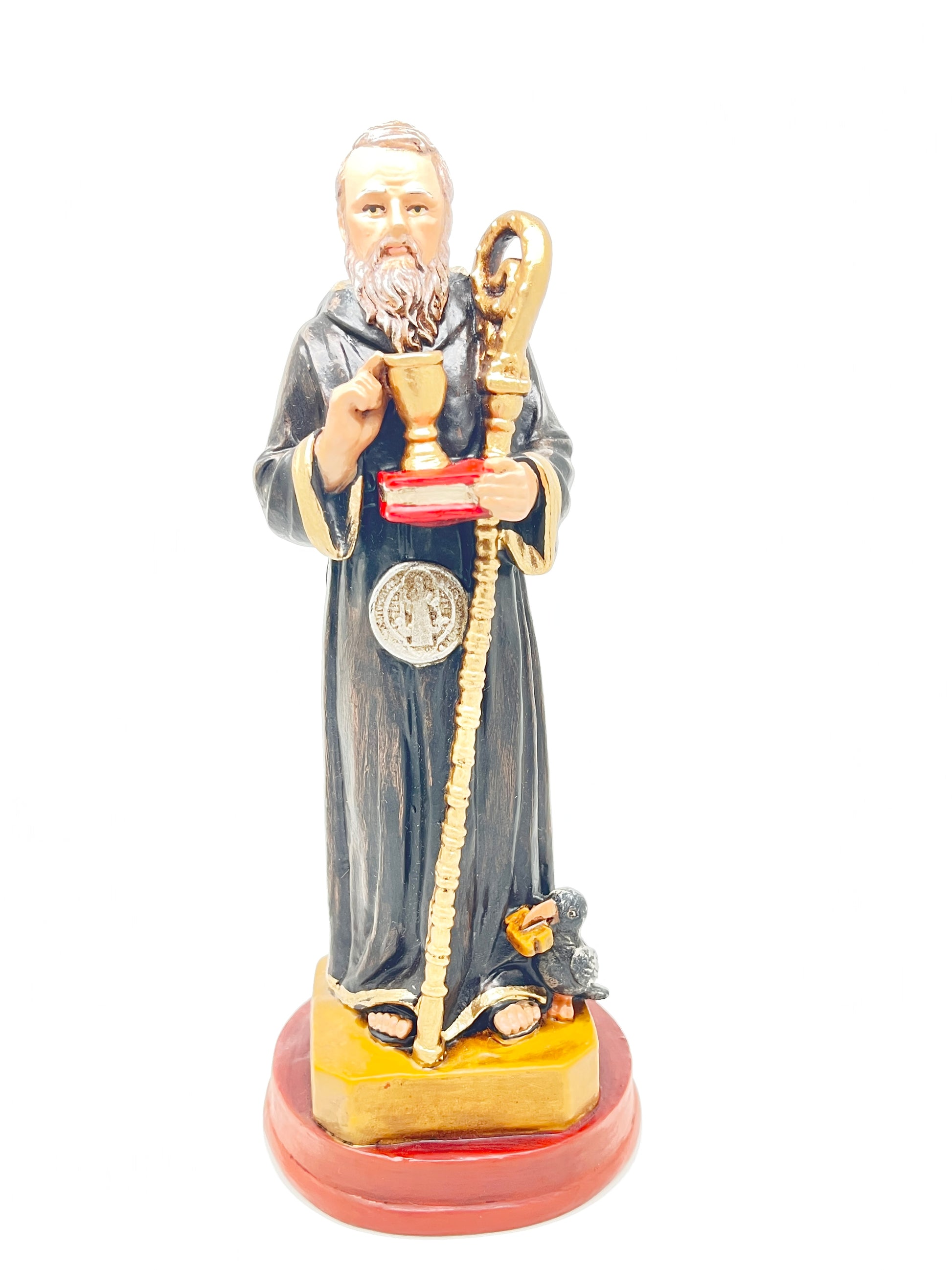 St. Benedict Statue 8 1/2" - Unique Catholic Gifts