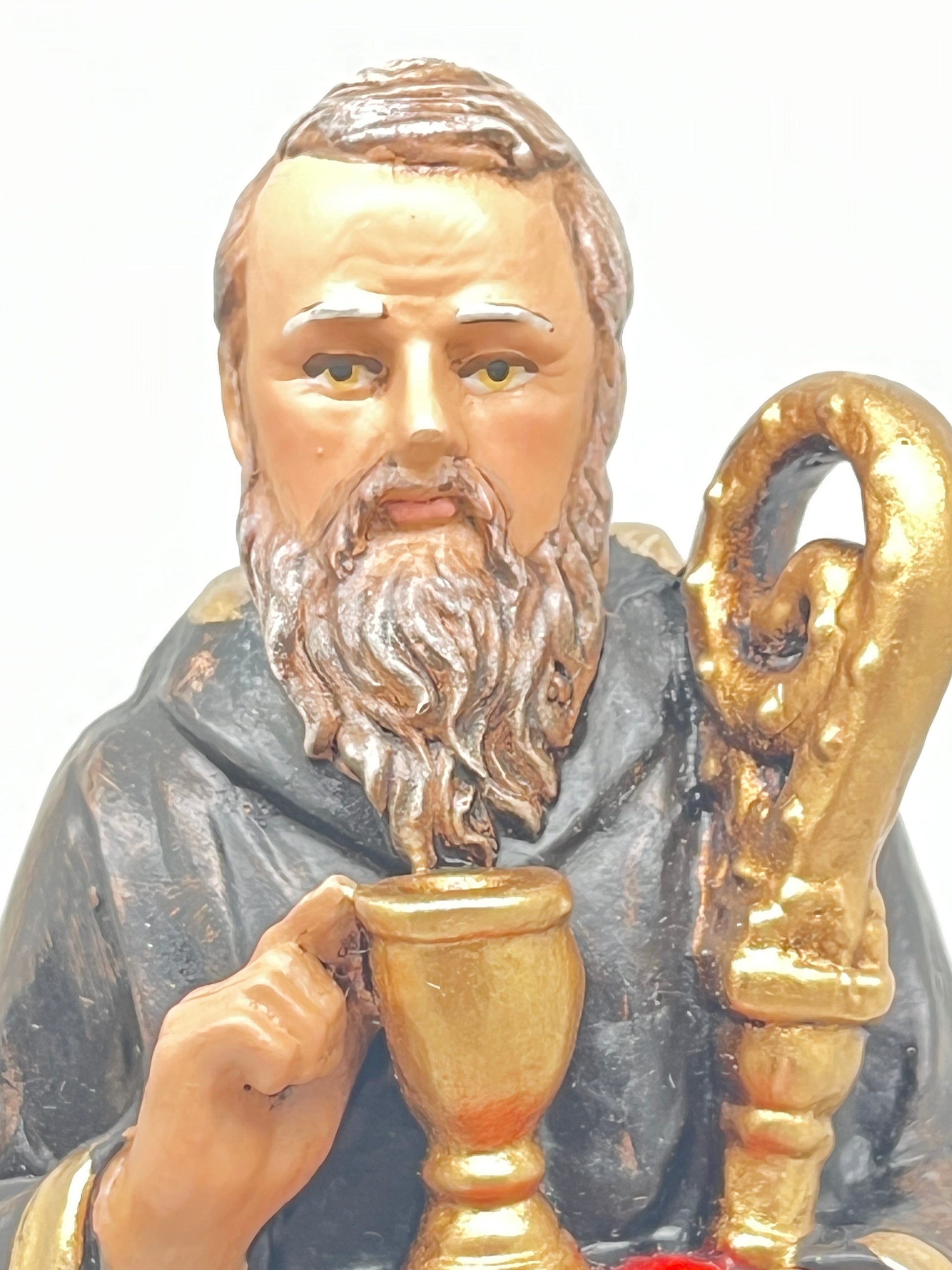 St. Benedict Statue 8 1/2" - Unique Catholic Gifts