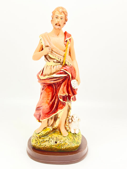 Saint John the Baptist Statue 8" - Unique Catholic Gifts