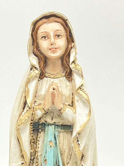 Our Lady of Lourdes Statue 5 1/2" - Unique Catholic Gifts