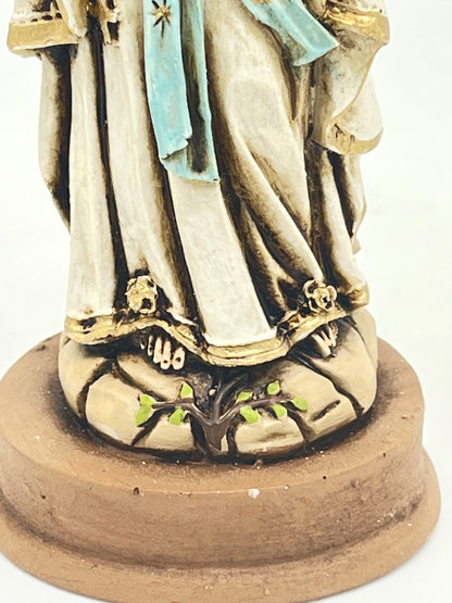 Our Lady of Lourdes Statue 5 1/2" - Unique Catholic Gifts