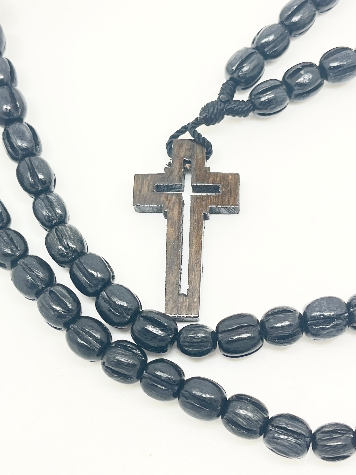 Black Cofee Bean Shaped Jesus Beads Chotki Russian Greek Byzantine Canecula Prayer Beads (100 ) (Copy) - Unique Catholic Gifts