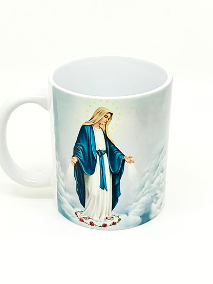 Our Lady of Grace and Mother Teresa's Prayer Mug - Unique Catholic Gifts