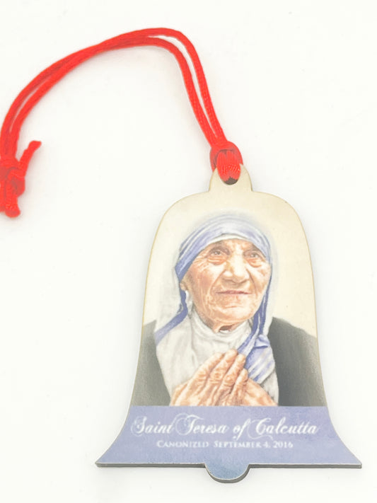 St. Mother Teresa of Calcutta Wood Ornament 2 3/4"